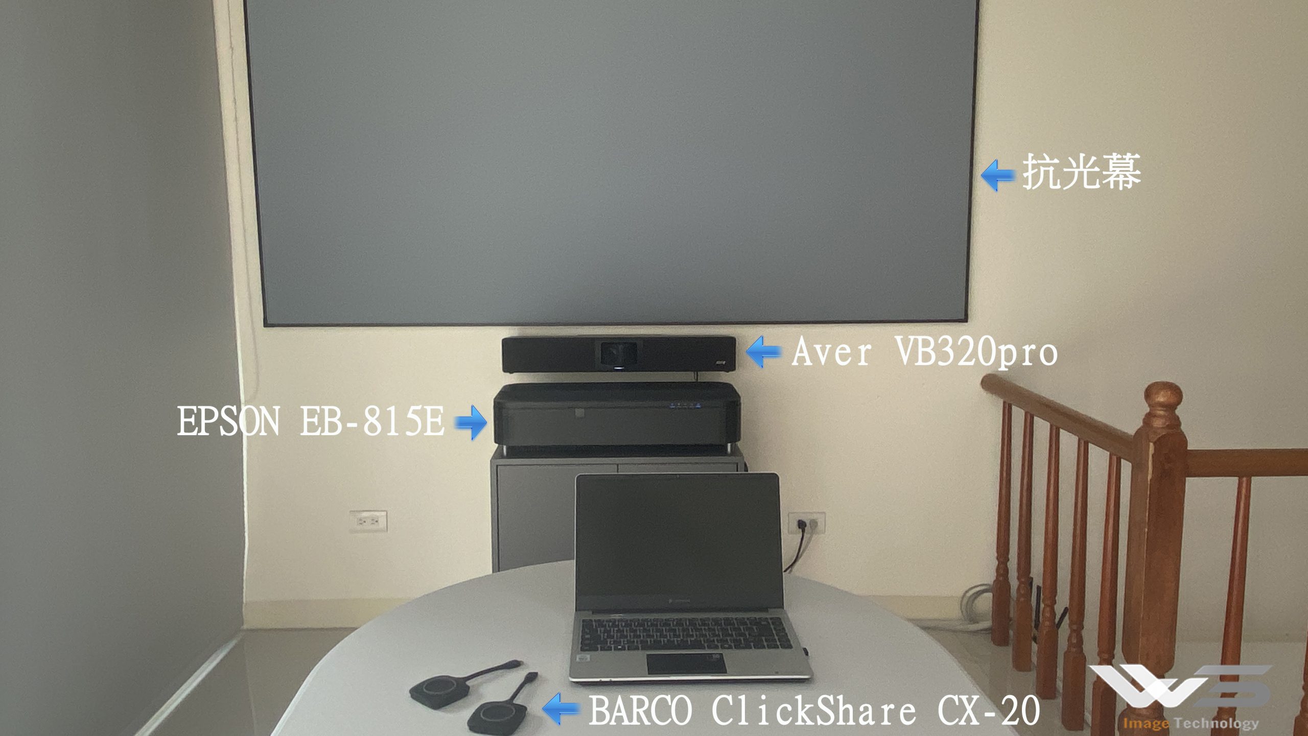 EPSON EB-810E 極短焦會議投影系統